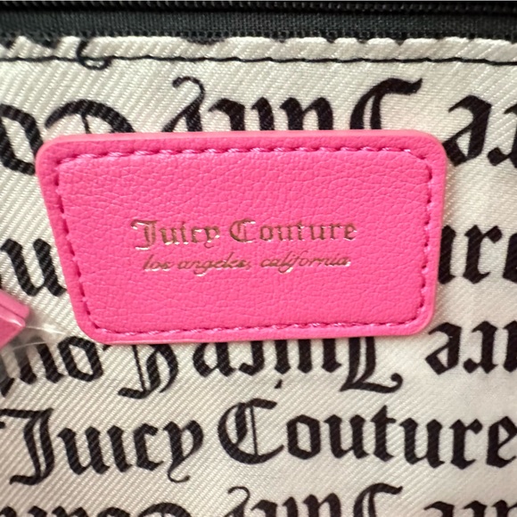 NWT Juicy Couture Girls Just Want to Have Fun Juicy Pink Shoulder Bag - Picture 8 of 11